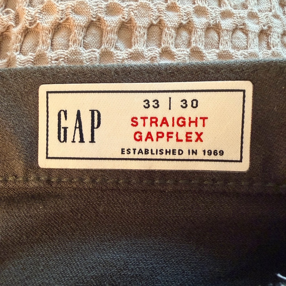 GAP hunter green Straight Gapflex Pants